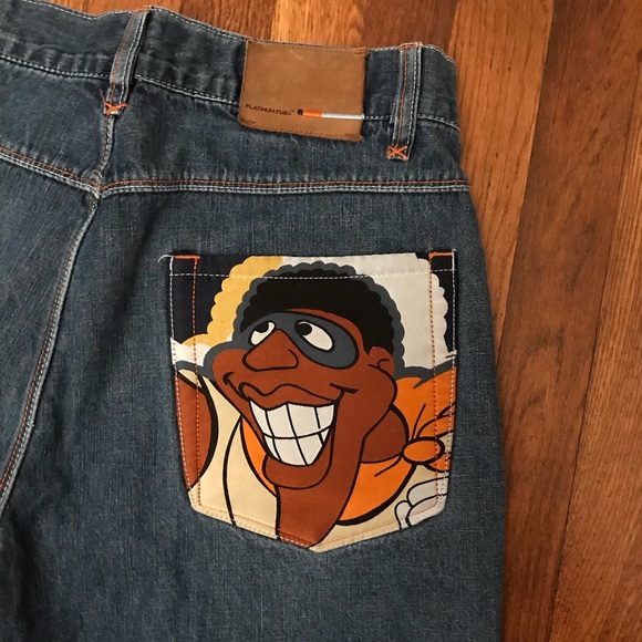 platinum fubu fat albert jeans